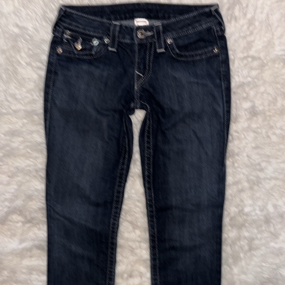True Religion Low-Rise Skinny Jeans, Size 27 - Picture 3 of 16